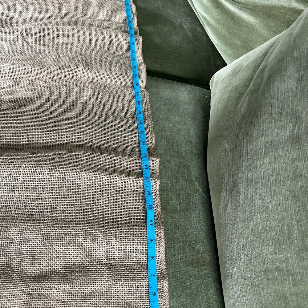 Natural Burlap table runner